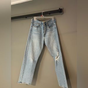 Levi wedgie straight jeans
